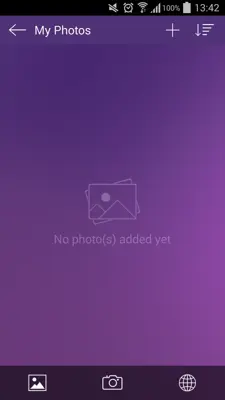 Secure Photo Gallery android App screenshot 1